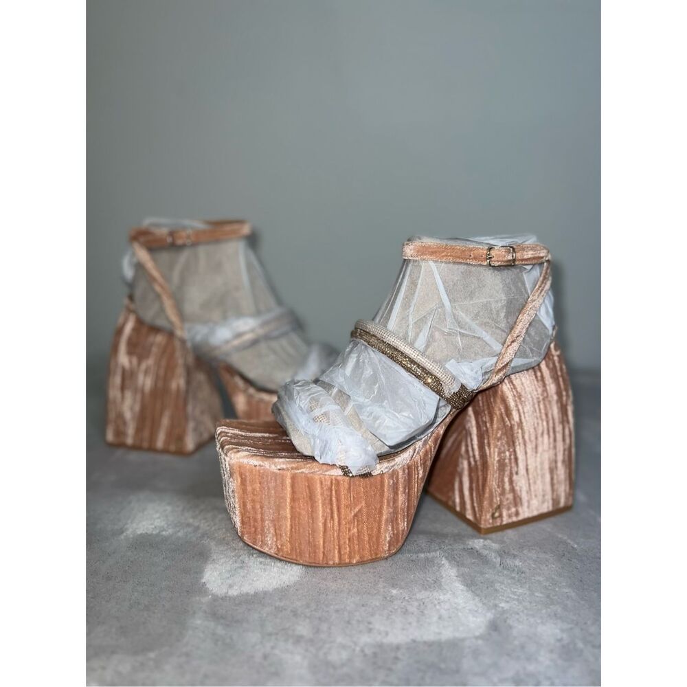 NEW Mila Jewel Ankle Strap Platform Sandal Sam Edelman 9.5 - Picture 2 of 8